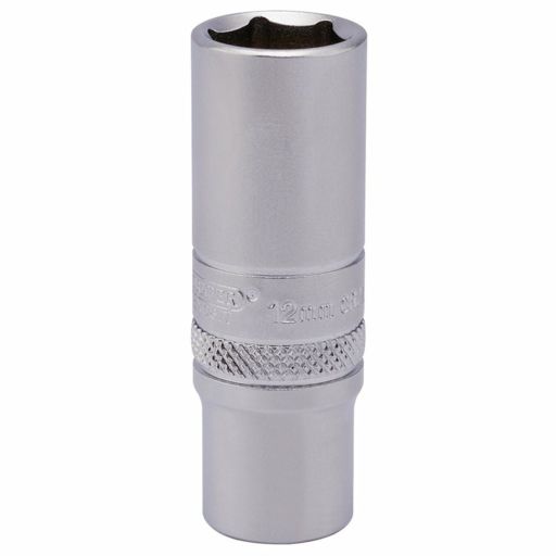 Draper 6 Point Deep Socket, 1,4 Sq. Dr., 12mm