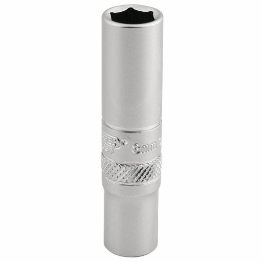 Draper 6 Point Deep Socket, 1,4 Sq. Dr., 8mm