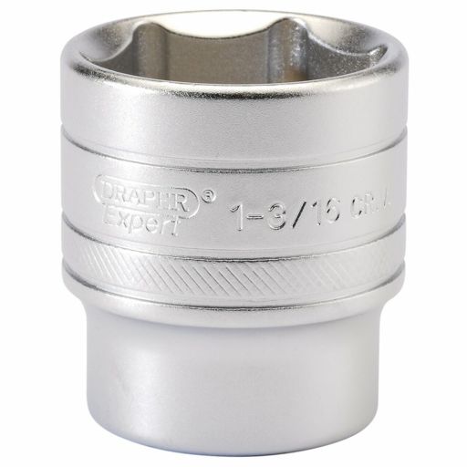 Draper 6 Point Imperial Socket, 1,2 Sq. Dr., 1.3,16