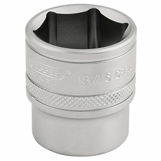 Draper 6 Point Imperial Socket, 3,8 Sq. Dr., 13,16