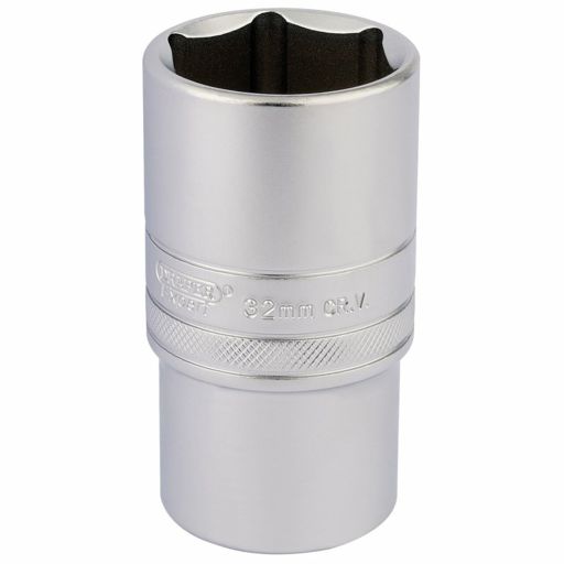Draper 6 Point Metric Deep Socket, 1,2 Sq. Dr., 32mm