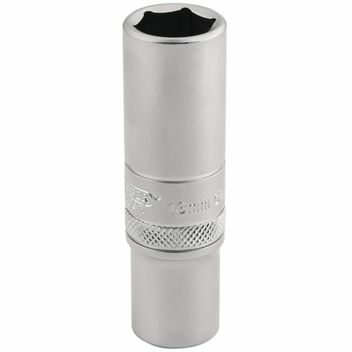 Draper 6 Point Metric Deep Socket, 3,8 Sq. Dr., 13mm
