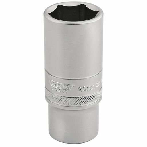 Draper 6 Point Metric Deep Socket, 3,8 Sq. Dr., 20mm