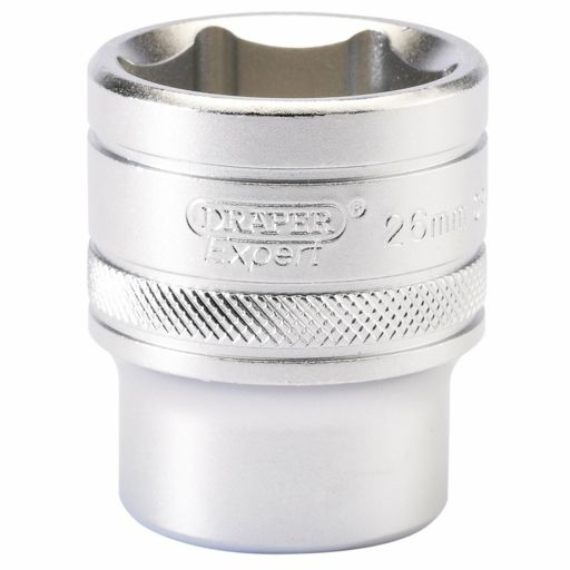 Draper 6 Point Metric Socket, 1,2 Sq. Dr., 26mm