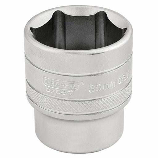 Draper 6 Point Metric Socket, 1,2 Sq. Dr., 30mm