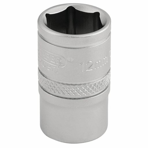 Draper 6 Point Metric Socket, 3,8 Sq. Dr.,  12mm