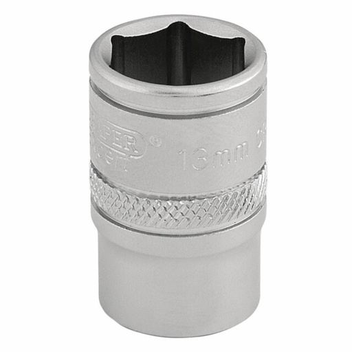 Draper 6 Point Metric Socket, 3,8 Sq. Dr.,  13mm