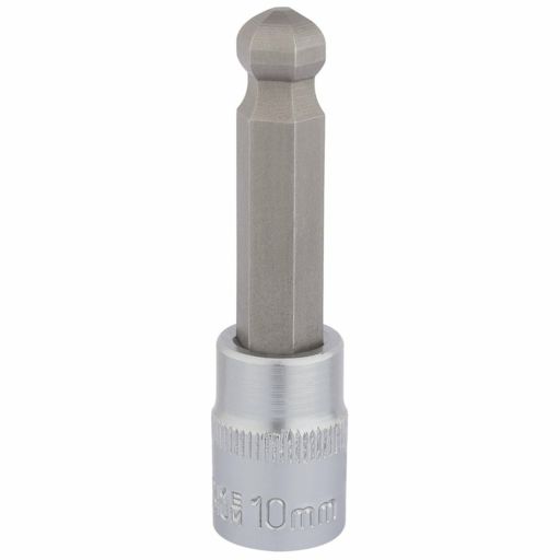 Draper Ball End Hexagonal Socket Bits, 3,8 Sq. Dr., 10mm