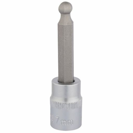 Draper Ball End Hexagonal Socket Bits, 3,8 Sq. Dr., 7mm