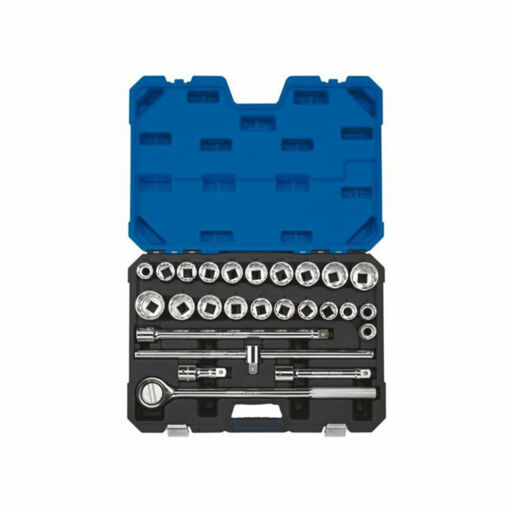 Draper Combined MM AF Socket Set, 3,4 Sq. Dr. (26 Piece)