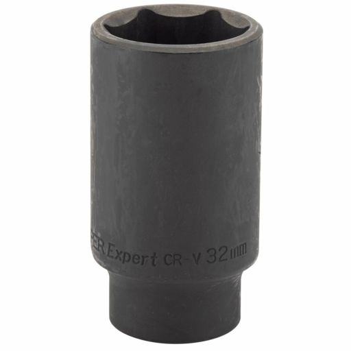 Draper Deep Impact Socket, 1,2 Sq. Dr., 32mm