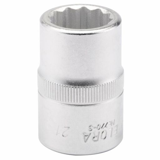 Draper Elora Bi-Hexagon Socket, 3,4 Sq. Dr., 21mm