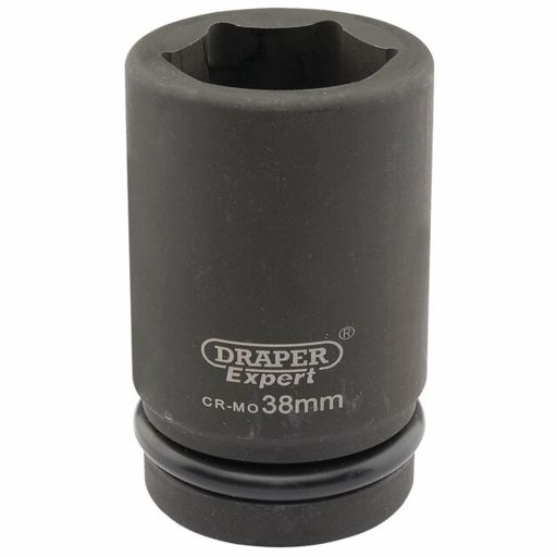 Draper Expert HI-TORQ® 6 Point Deep Impact Socket, 1 Sq. Dr., 38mm