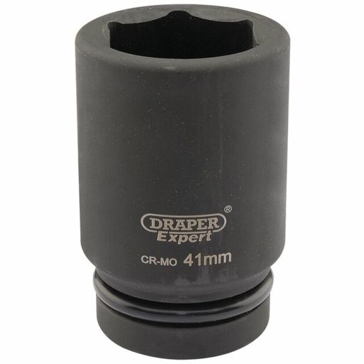 Draper Expert HI-TORQ® 6 Point Deep Impact Socket, 1 Sq. Dr., 41mm