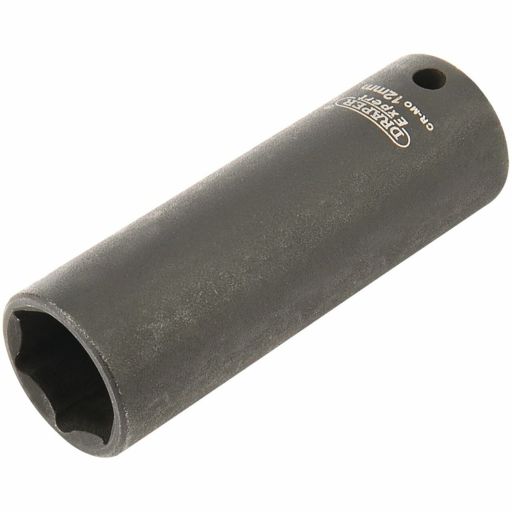 Draper Expert HI-TORQ® 6 Point Deep Impact Socket, 1,4 Sq. Dr., 12mm