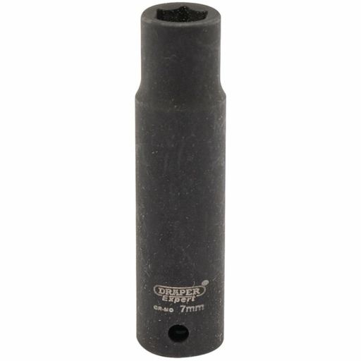 Draper Expert HI-TORQ® 6 Point Deep Impact Socket, 1,4 Sq. Dr., 7mm