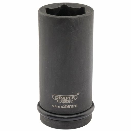 Draper Expert HI-TORQ® 6 Point Deep Impact Socket, 3,4 Sq. Dr., 29mm