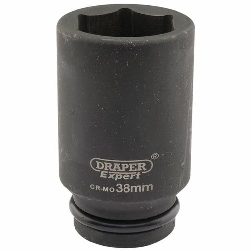 Draper Expert HI-TORQ® 6 Point Deep Impact Socket, 3,4 Sq. Dr., 38mm