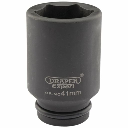 Draper Expert HI-TORQ® 6 Point Deep Impact Socket, 3,4 Sq. Dr., 41mm