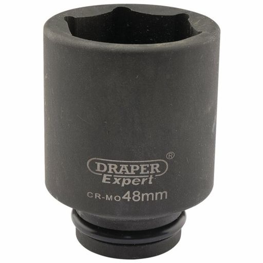 Draper Expert HI-TORQ® 6 Point Deep Impact Socket, 3,4 Sq. Dr., 48mm