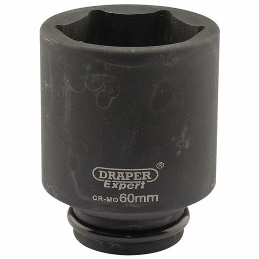 Draper Expert HI-TORQ® 6 Point Deep Impact Socket, 3,4 Sq. Dr., 60mm
