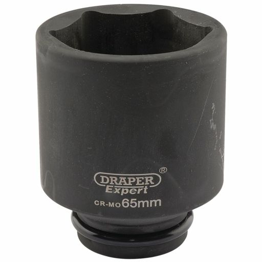 Draper Expert HI-TORQ® 6 Point Deep Impact Socket, 3,4 Sq. Dr., 65mm