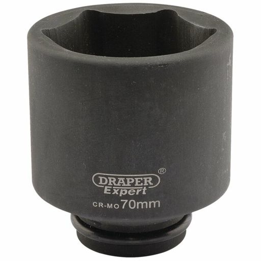 Draper Expert HI-TORQ® 6 Point Deep Impact Socket, 3,4 Sq. Dr., 70mm