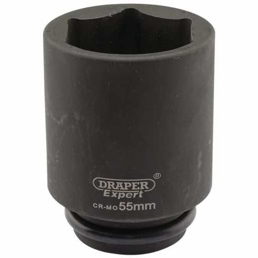 Draper Expert HI-TORQ® 6 Point Deep Impact Socket, 3,4 Sq. Dr., 55mm