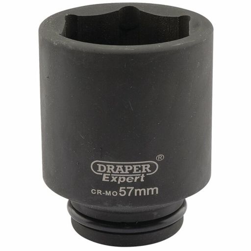 Draper Expert HI-TORQ® 6 Point Deep Impact Socket, 3,4 Sq. Dr., 57mm