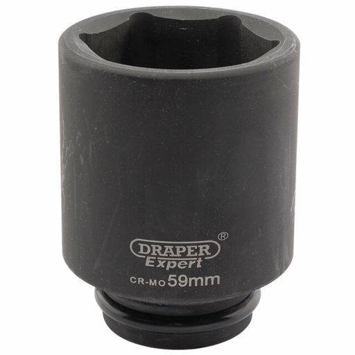 Draper Expert HI-TORQ® 6 Point Deep Impact Socket, 3,4 Sq. Dr., 59mm