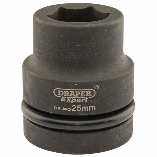 Draper Expert HI-TORQ® 6 Point Impact Socket, 1 Sq. Dr., 25mm