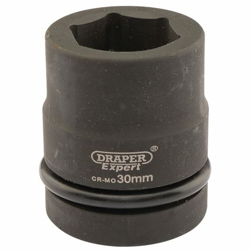 Draper Expert HI-TORQ® 6 Point Impact Socket, 1 Sq. Dr., 30mm