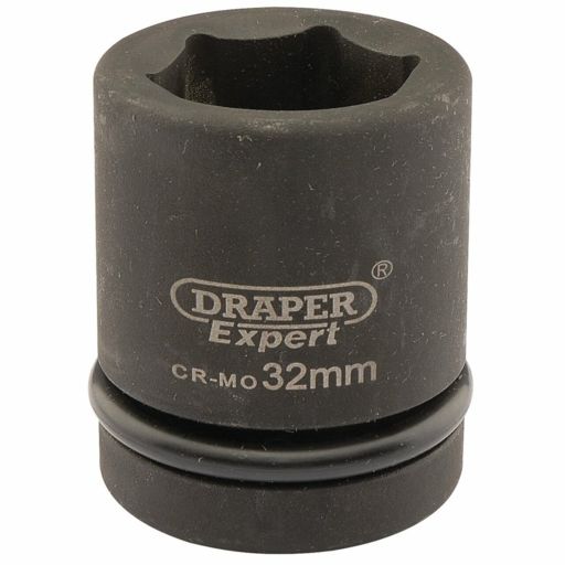 Draper Expert HI-TORQ® 6 Point Impact Socket, 1 Sq. Dr., 32mm