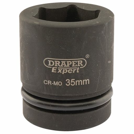 Draper Expert HI-TORQ® 6 Point Impact Socket, 1 Sq. Dr., 35mm