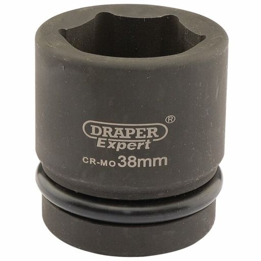 Draper Expert HI-TORQ® 6 Point Impact Socket, 1 Sq. Dr., 38mm