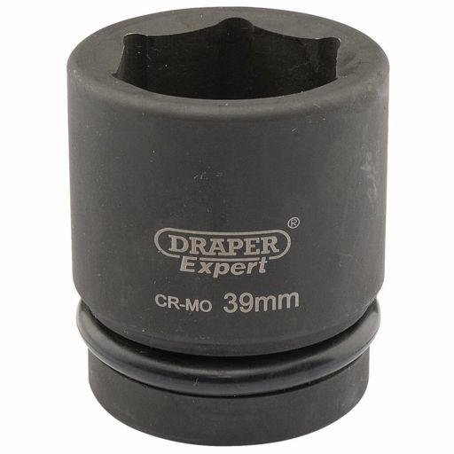 Draper Expert HI-TORQ® 6 Point Impact Socket, 1 Sq. Dr., 39mm