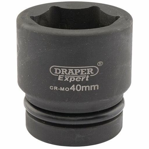 Draper Expert HI-TORQ® 6 Point Impact Socket, 1 Sq. Dr., 40mm
