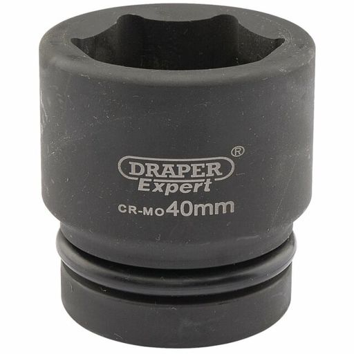 Draper Expert HI-TORQ® 6 Point Impact Socket, 1 Sq. Dr., 40mm