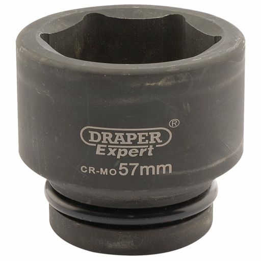 Draper Expert HI-TORQ® 6 Point Impact Socket, 1 Sq. Dr., 57mm