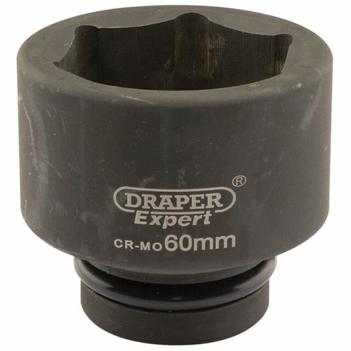 Draper Expert HI-TORQ® 6 Point Impact Socket, 1 Sq. Dr., 60mm