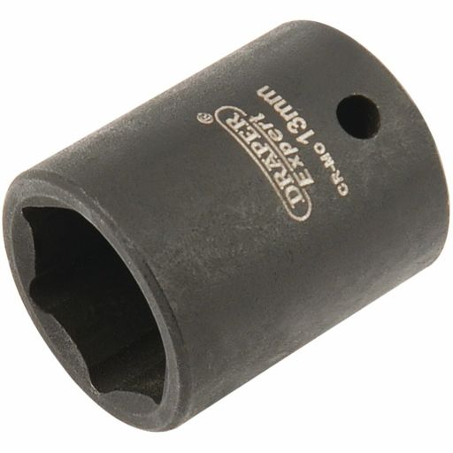 Draper Expert HI-TORQ® 6 Point Impact Socket, 1,4 Sq. Dr., 13mm