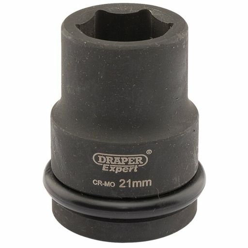 Draper Expert HI-TORQ® 6 Point Impact Socket, 3,4 Sq. Dr., 21mm