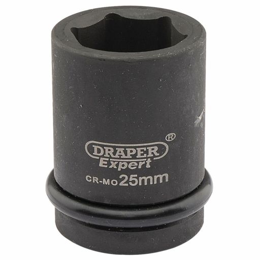Draper Expert HI-TORQ® 6 Point Impact Socket, 3,4 Sq. Dr., 25mm