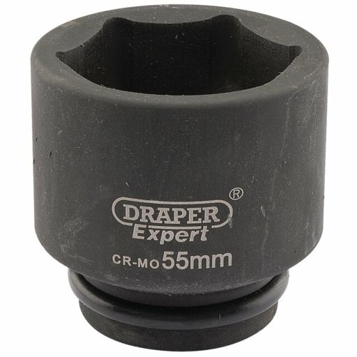 Draper Expert HI-TORQ® 6 Point Impact Socket, 3,4 Sq. Dr., 55mm