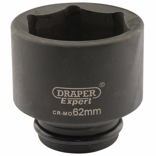 Draper Expert HI-TORQ® 6 Point Impact Socket, 3,4 Sq. Dr., 62mm