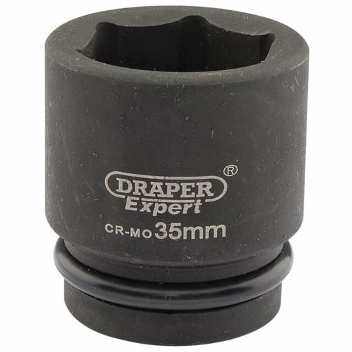 Draper Expert HI-TORQ® 6 Point Impact Socket, 3,4 Sq. Dr.,35mm