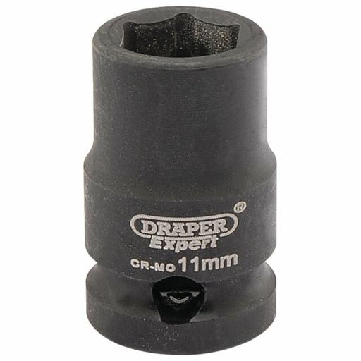 Draper Expert HI-TORQ® 6 Point Impact Socket, 3,8 Sq. Dr., 11mm