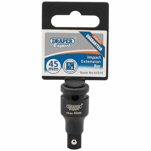 Draper Expert Impact Extension Bar, 3,8 Sq. Dr., 45mm