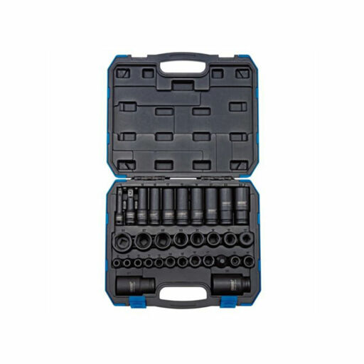 Draper Expert Impact Socket Set, 3,8 & 1,2 Sq. Dr. (32 Piece)