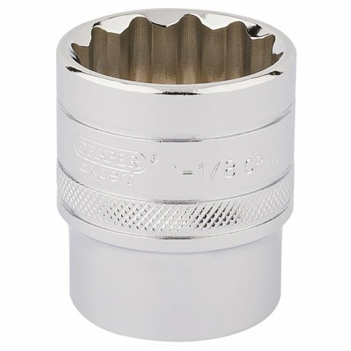 Draper HI-TORQ® 12 Point Socket, 1,2 Sq. Dr., 1.1,8